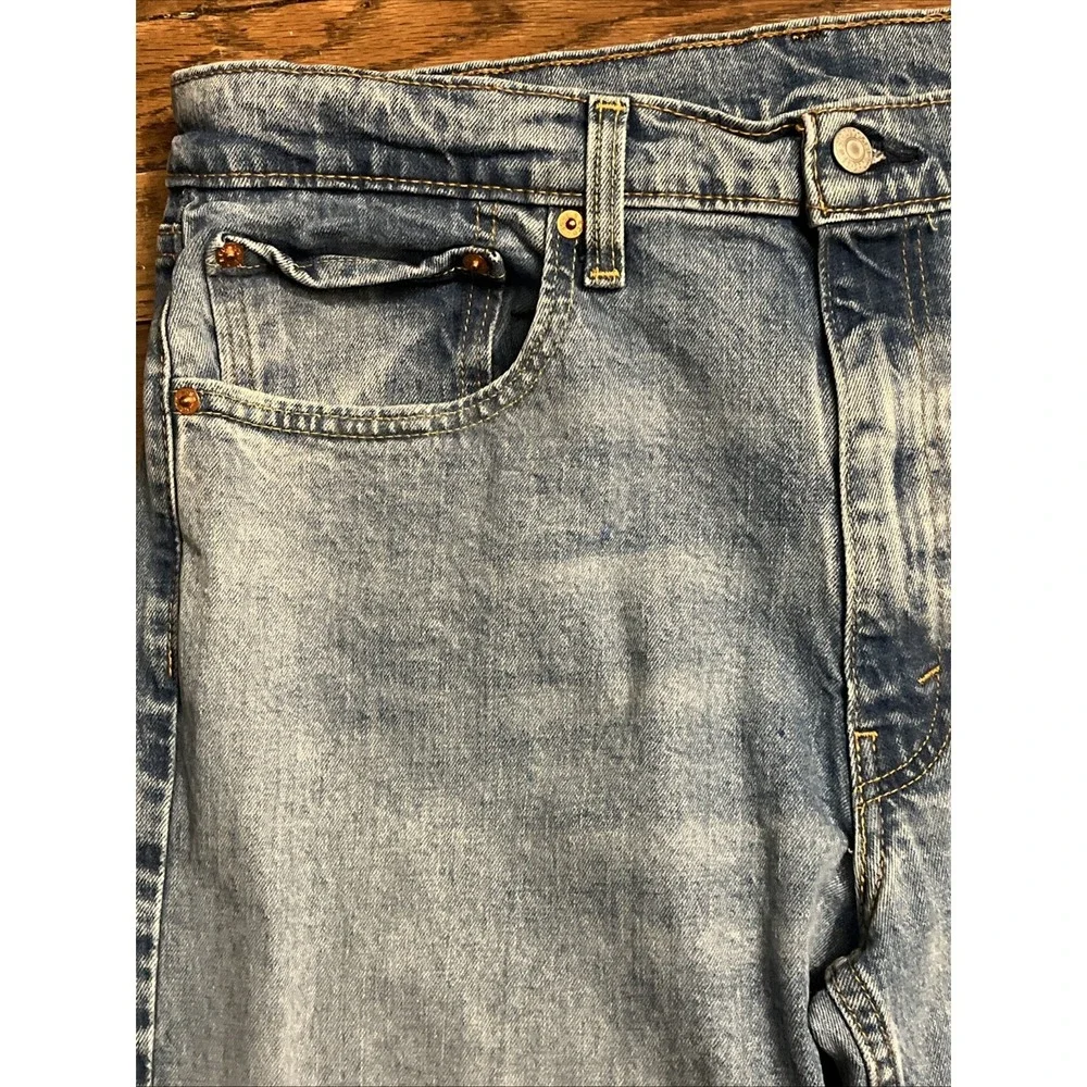 Levi's 550 Men's Light Medium Wash Jeans‎ 36x32 Great Fade EUC
